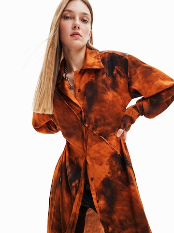 Desigual Shirt Dress 'BEATRIZZE' in Orange