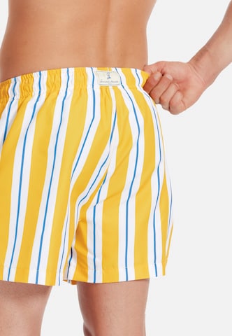Gassa d'Amante Badeshorts 'Riccione' in Gelb