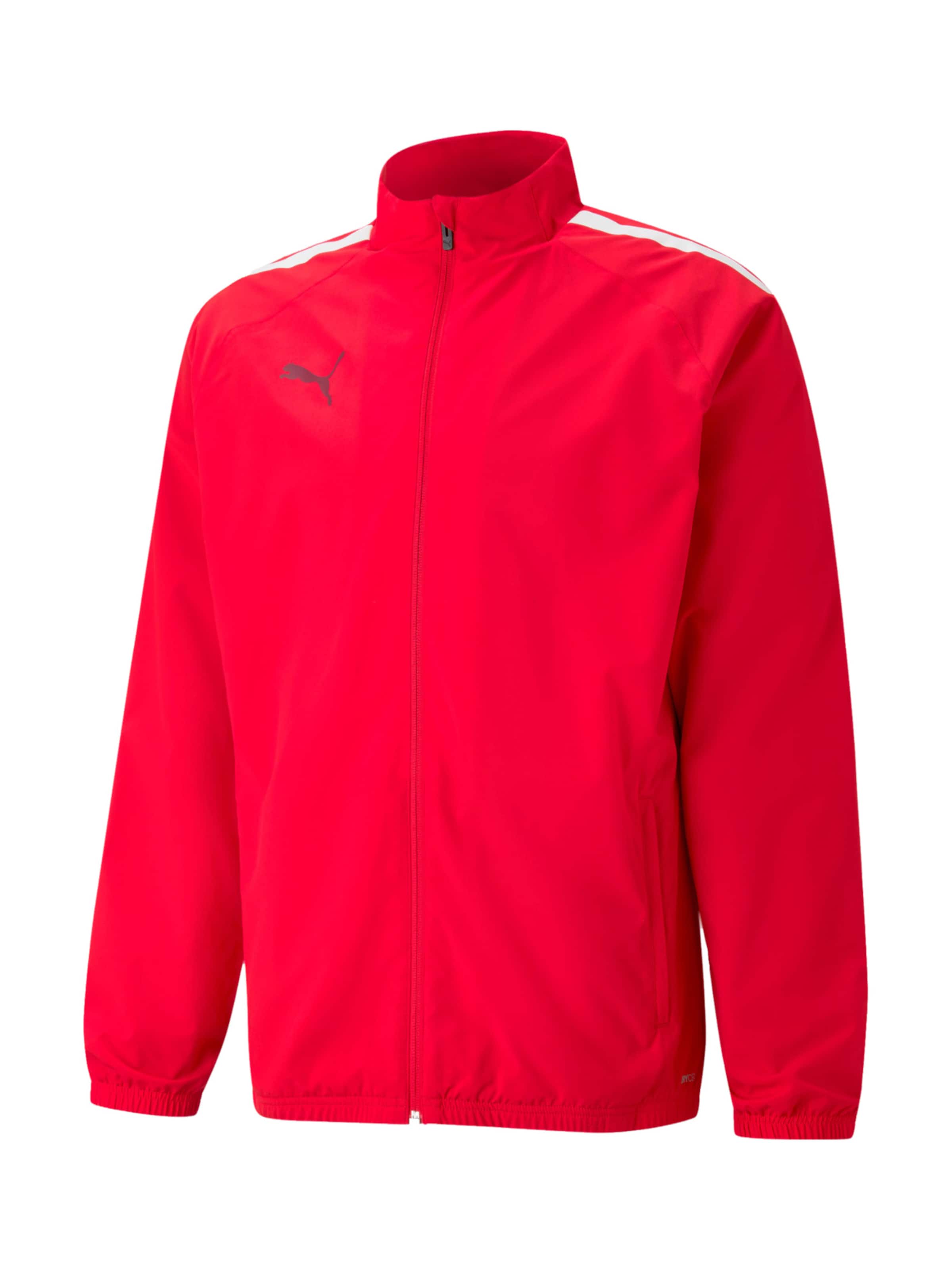 PUMA Trainingsjacke 'TeamLiga' in Rot: Vorderseite