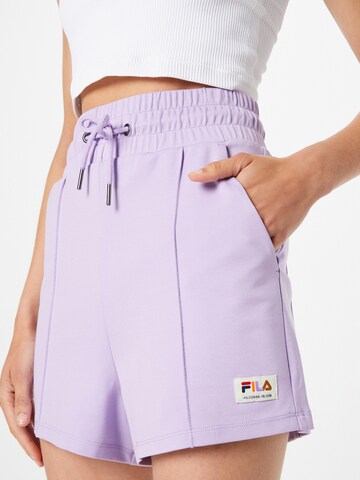 FILA Loosefit Sportovní kalhoty 'Todi' – fialová
