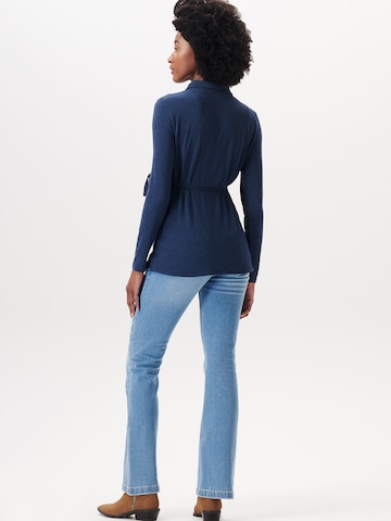 Chemisier Esprit Maternity en bleu