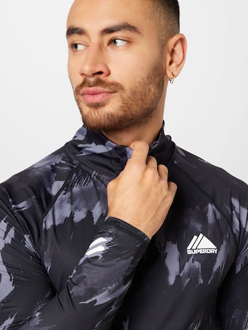 Superdry Base Layer in Schwarz