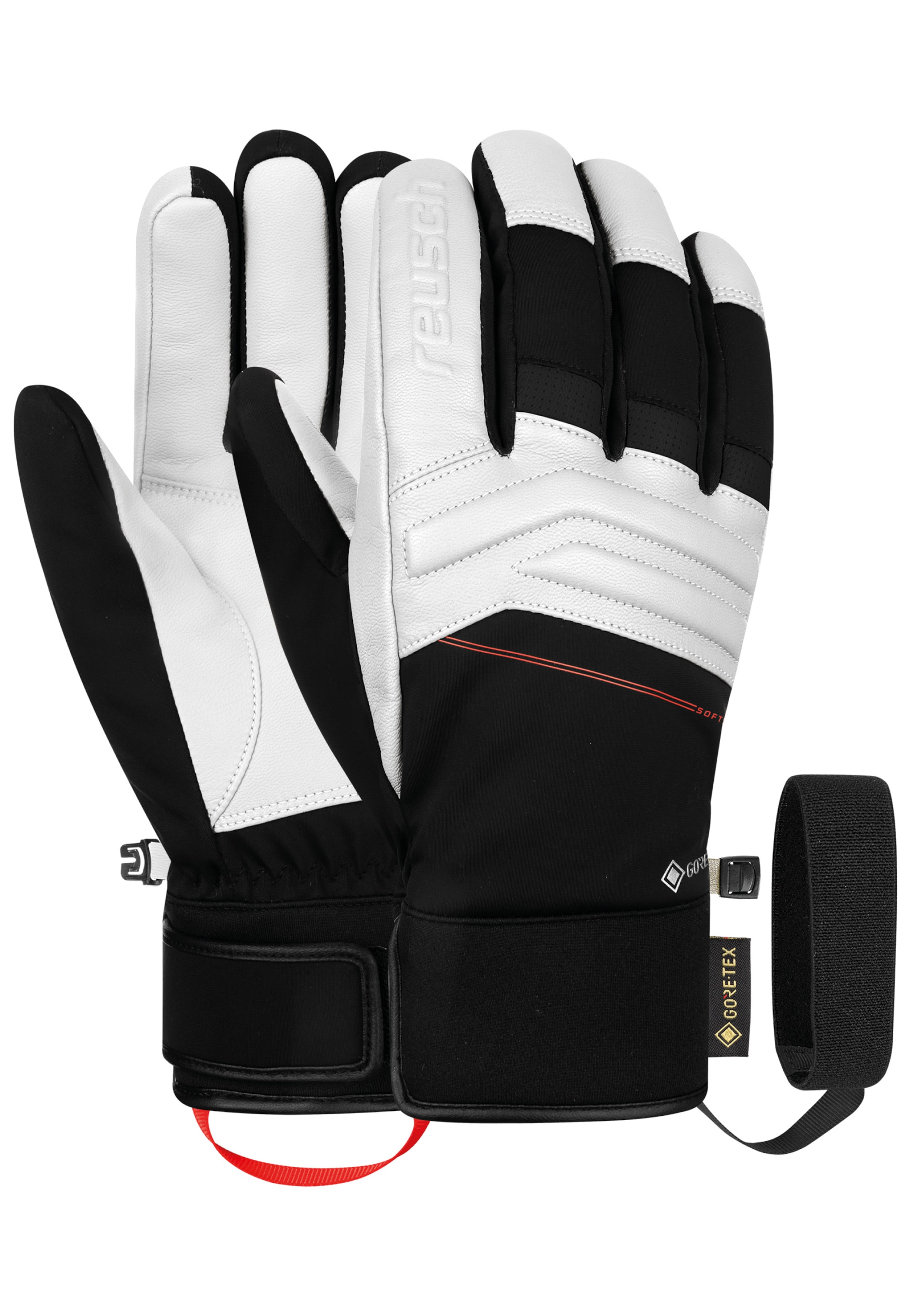 REUSCH Full finger gloves 'Jupiter' in Black: front