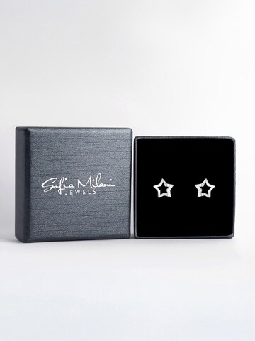 Sofia Milani Ohrringe 'Star'‌‌‌‌‌‌‌‌‌ in Silber