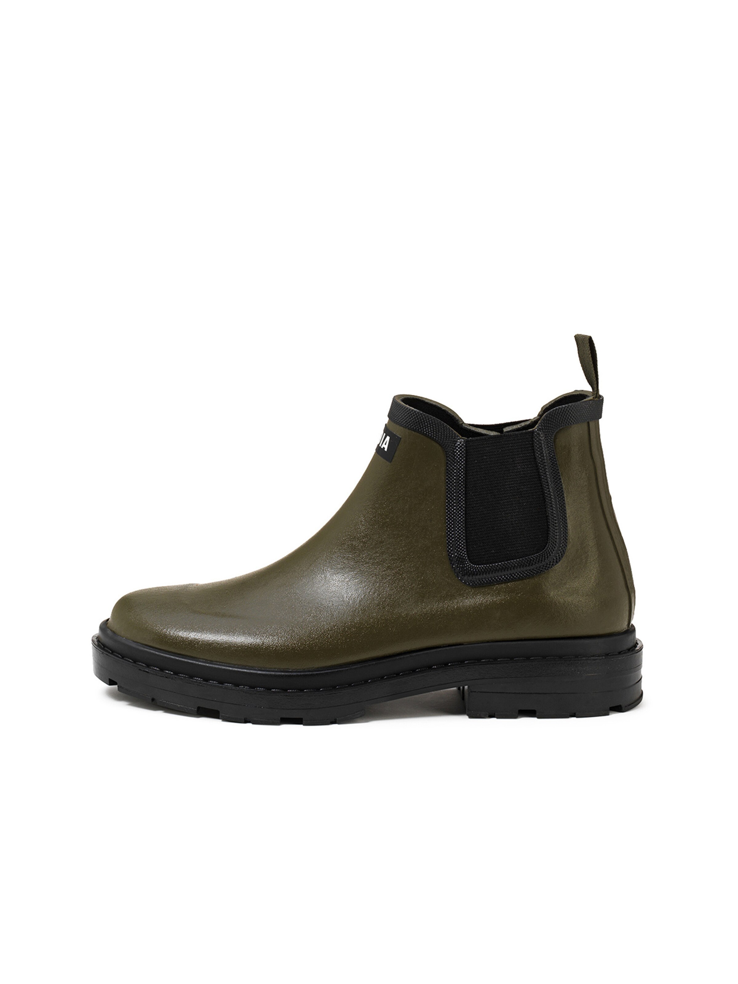 Bottes en caoutchouc AIGLE en vert : devant