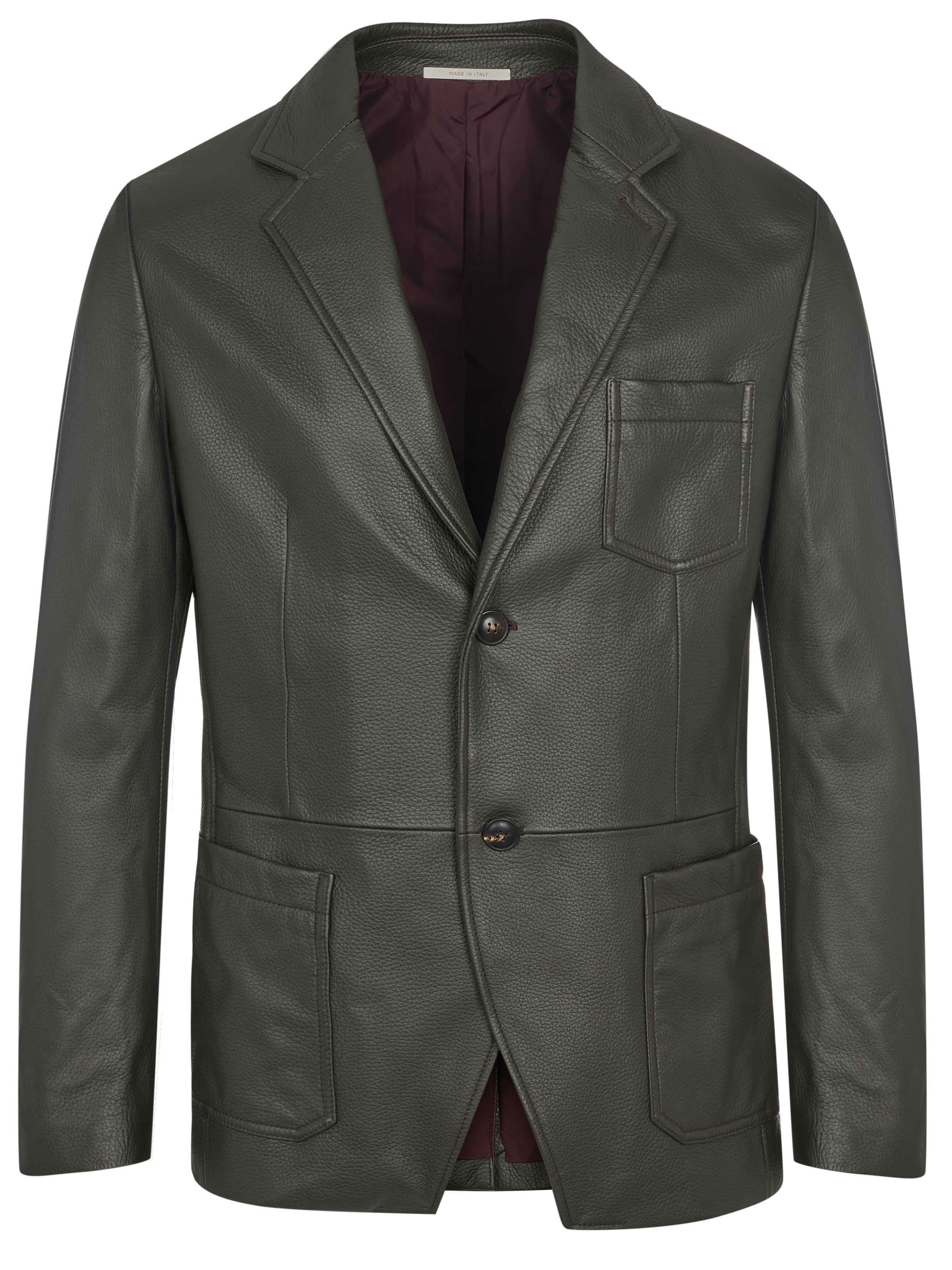 PAL ZILERI Between-Season Jacket in Green: front