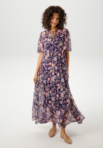Aniston CASUAL Kleid in Blau: Vorderseite
