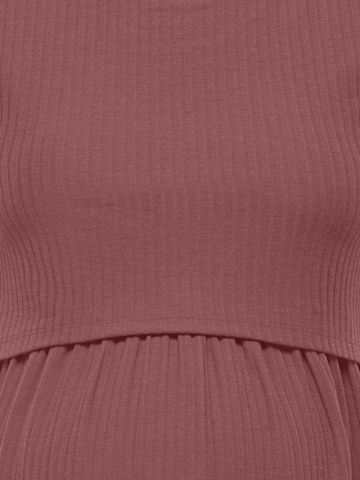 Only Maternity - Camiseta 'OLMMalaya' en marrón