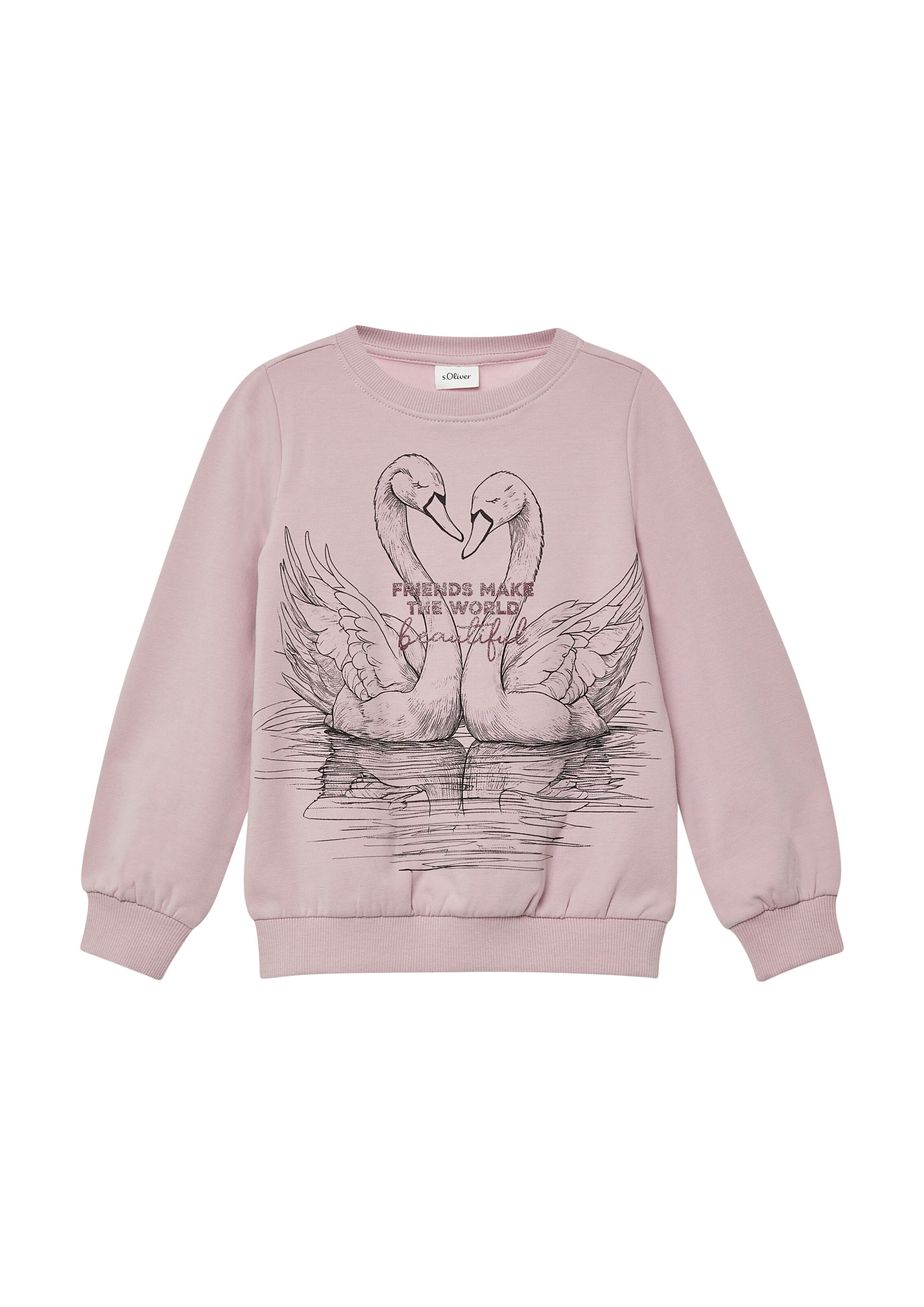 s.Oliver Sweatshirt in Pink: Vorderseite