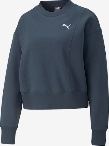 PUMA Sportief sweatshirt in Blauw: voorkant
