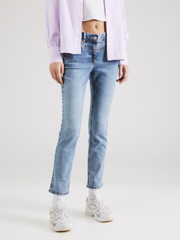 Coupe slim Jean GERRY WEBER en bleu : devant