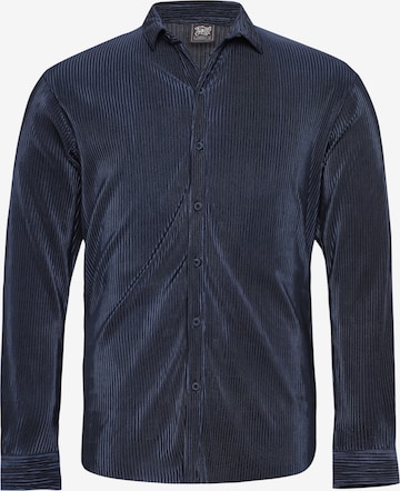 Campus Sutra - Ajuste regular Camisa 'Susana' en azul: frente