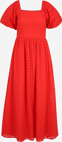 Selected Femme Tall Jurk 'ANELLI' in Rood: voorkant