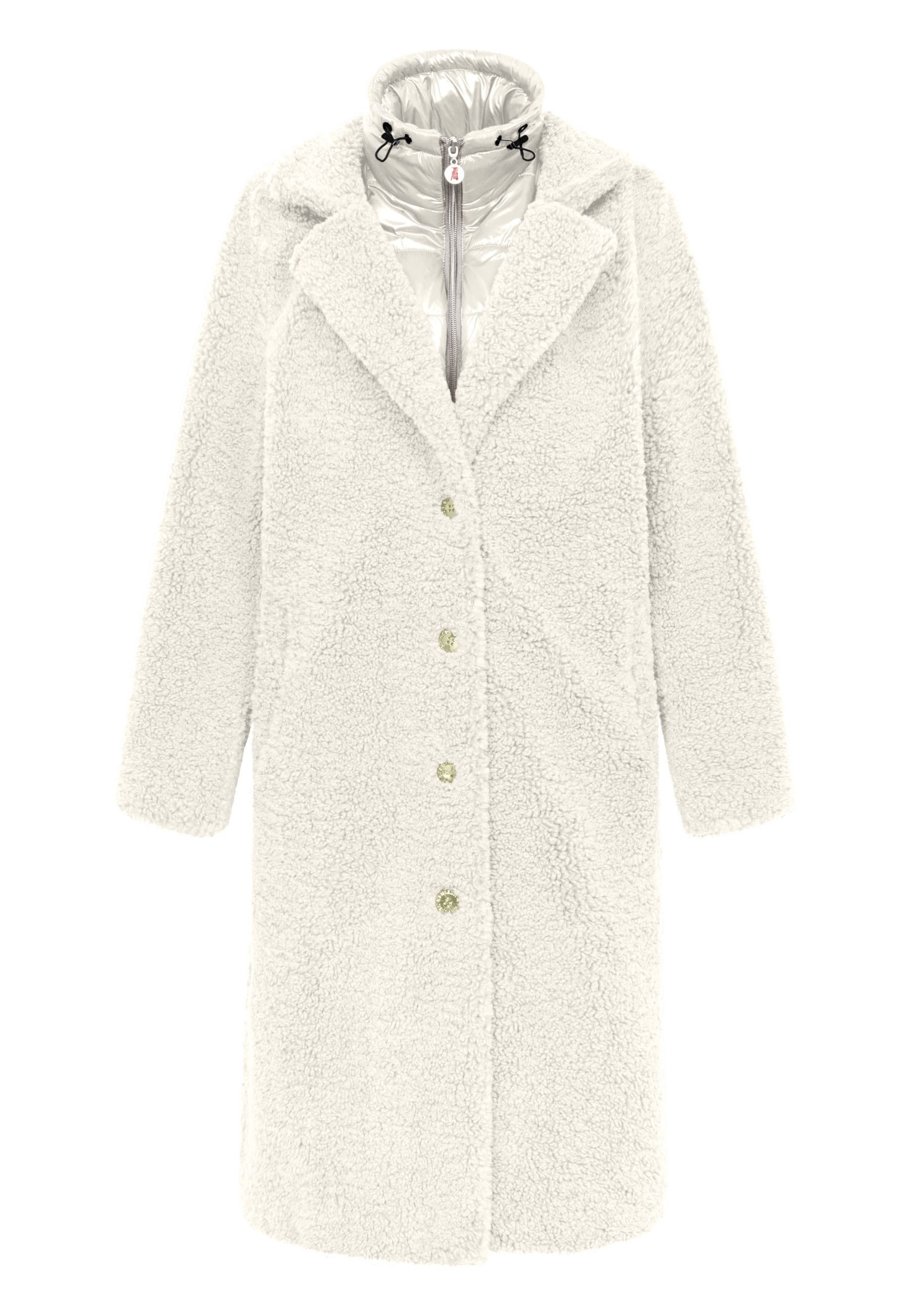 Frieda & Freddies Winter Coat in White: front