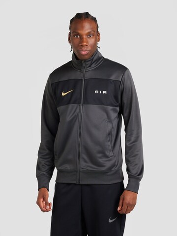 Nike Sportswear Sweatjacke 'AIR' in Grau: Vorderseite