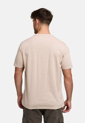 INDICODE JEANS Shirt 'Strib' in Beige