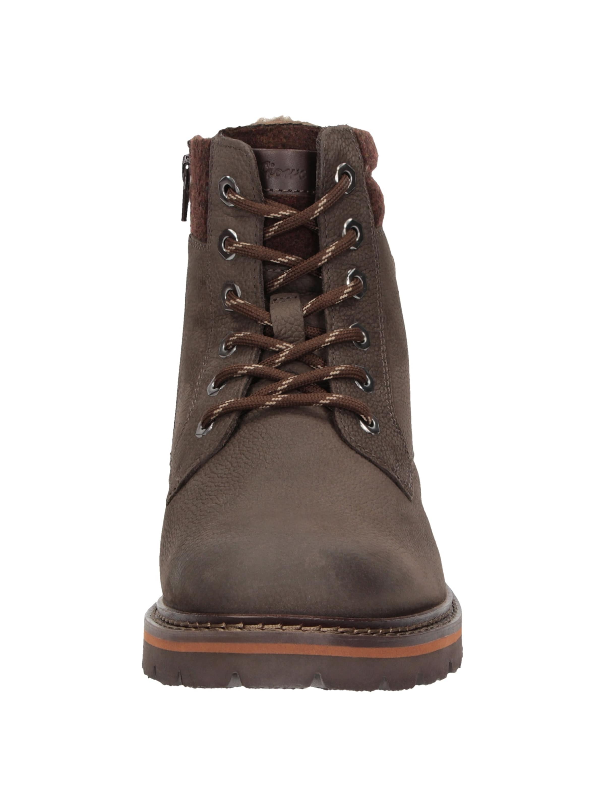Bottines à lacets ' Adal ' SIOUX en marron
