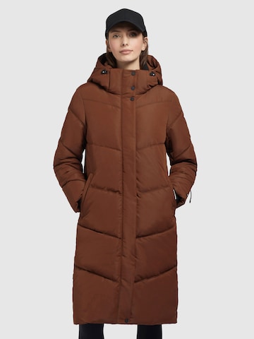 khujo Winterjas 'Torino4' in Bruin: voorkant