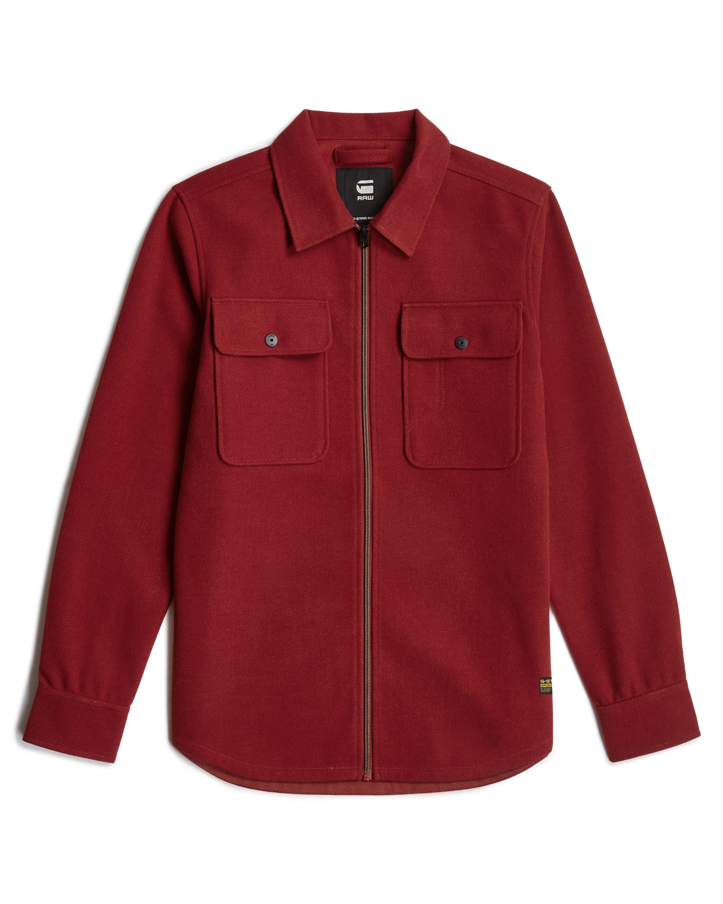 G-STAR Regular fit Button Up Shirt in Red: front