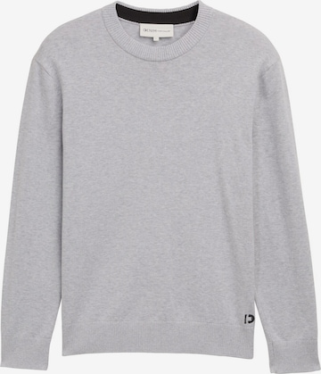 Pull-over TOM TAILOR DENIM en gris : devant
