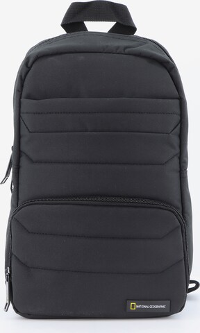 National Geographic Backpack in Black: front