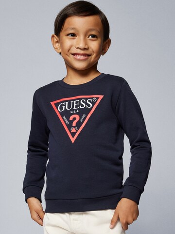 Felpa di GUESS KIDS in blu: frontale