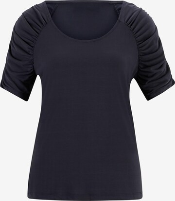 T-shirt Ashley Brooke by heine en bleu : devant