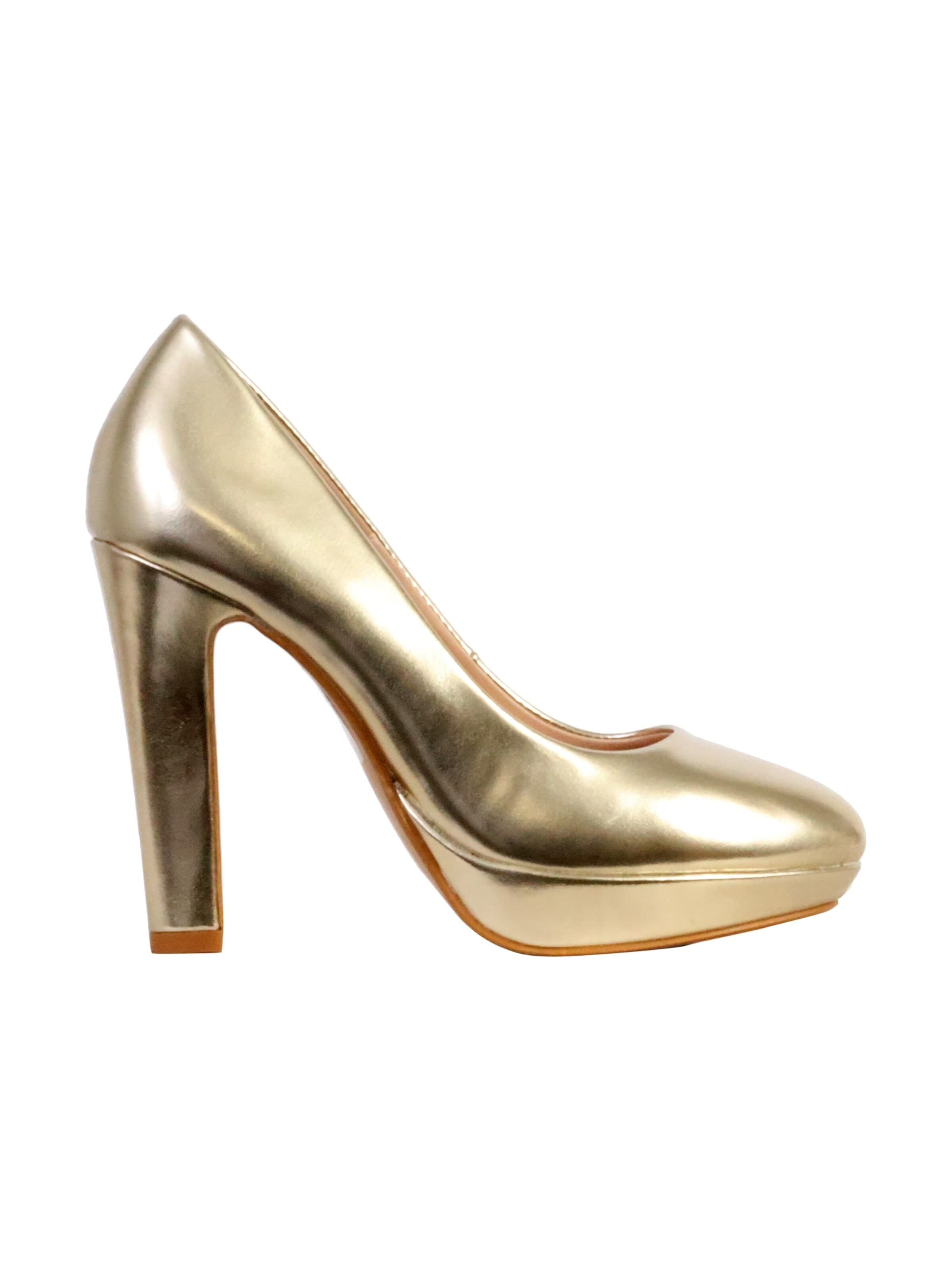Super Mode Pumps 'Pumps mit Absatz von LBS' in Gold