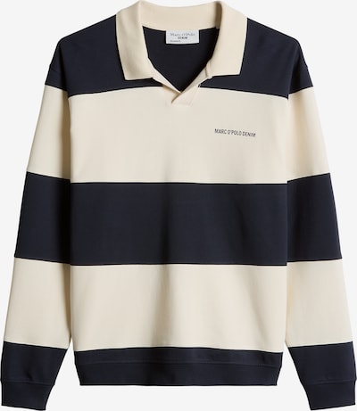 Marc O'Polo DENIM Sweat-shirt en S en beige clair / bleu marine, Vue avec produit