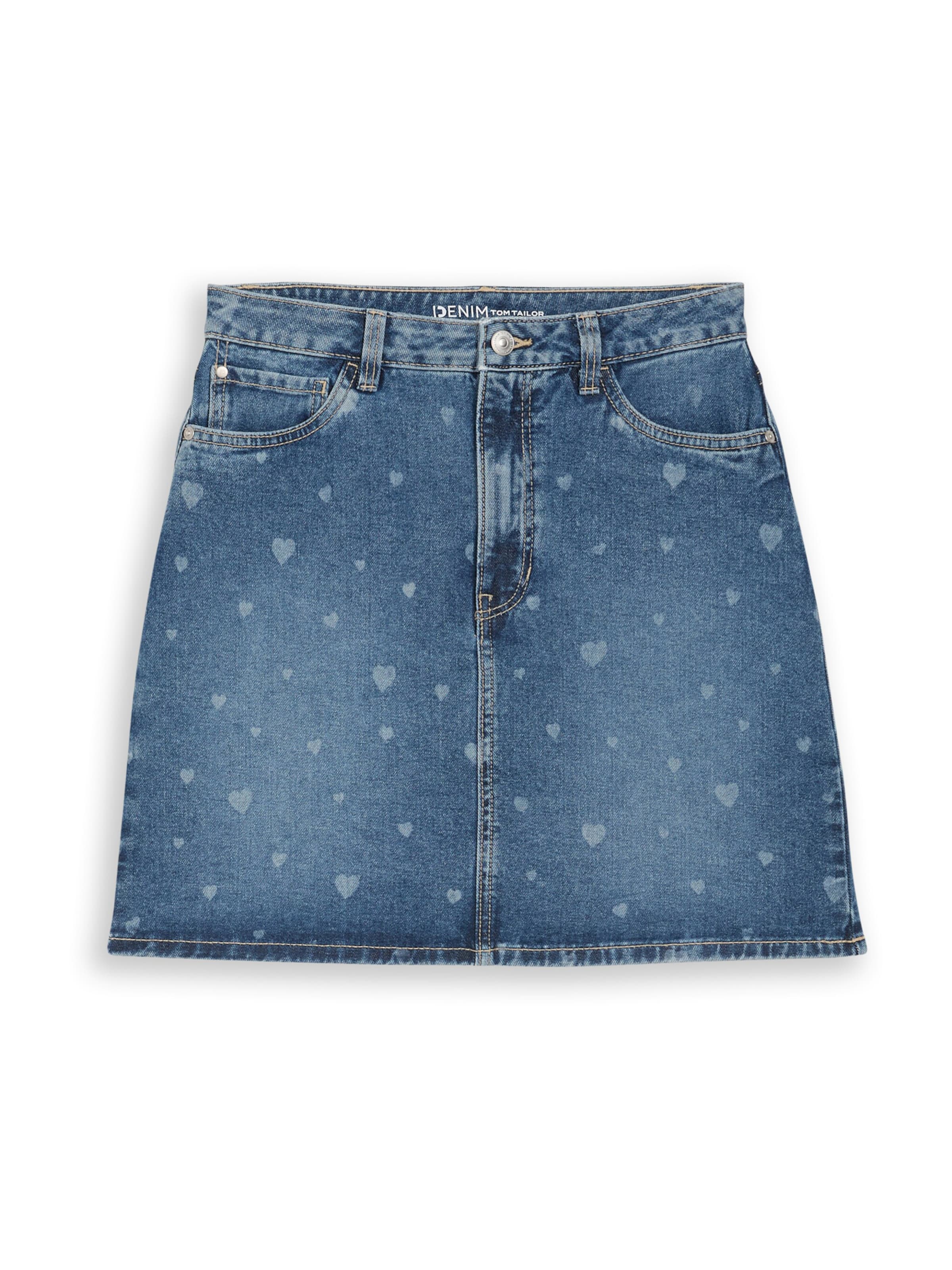 TOM TAILOR DENIM - Falda en azul: frente