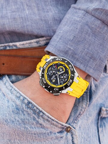 Montre à affichage analogique 'Chronograph Chrono Bike' FESTINA en jaune