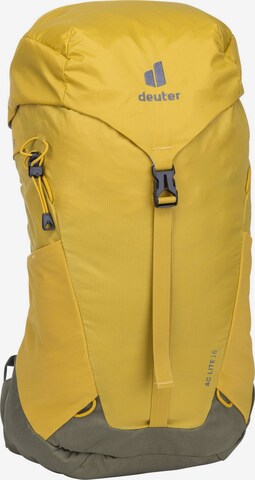 DEUTER Sports Backpack 'AC Lite 16' in Yellow: front