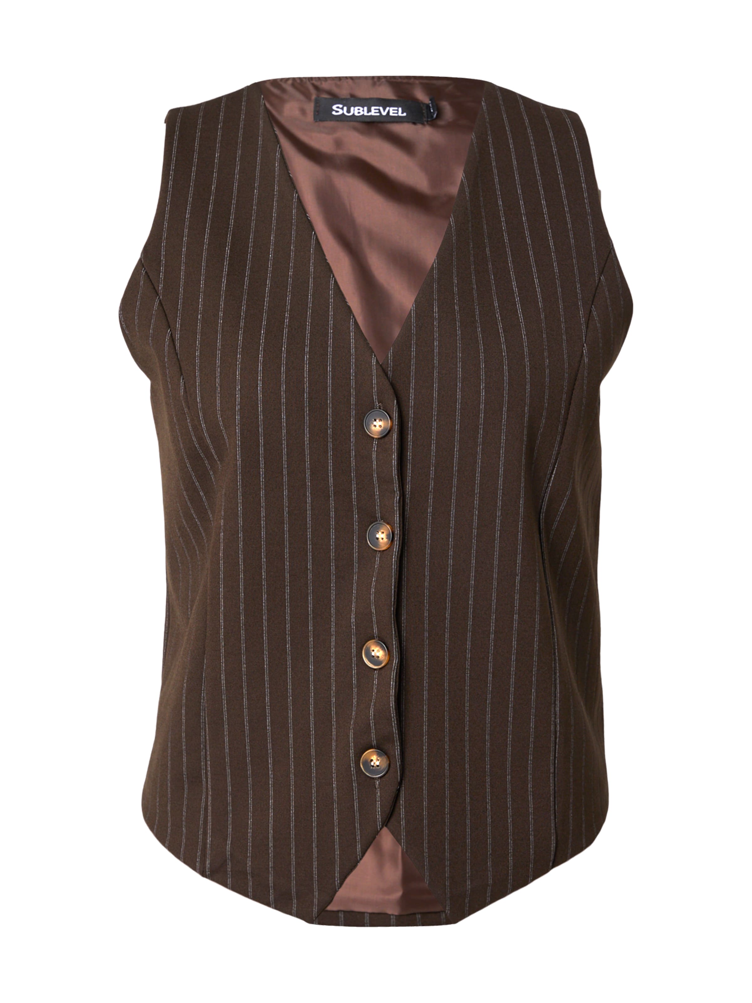 Gilet Sublevel en marron : devant
