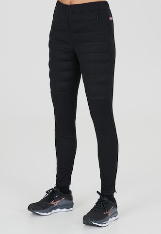 ENDURANCE Slim fit Workout Pants 'Eluna' in Black: front