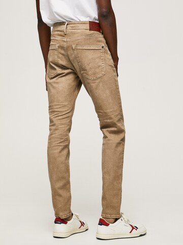 Pepe Jeans Slim fit Jeans 'STANLEY' in Brown