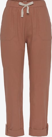 ROXY Regular Pants in Pink: front