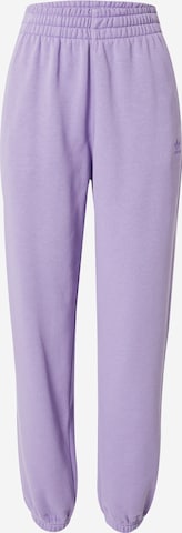 Pantalon 'Essentials Fleece' ADIDAS ORIGINALS en violet : devant