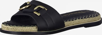 TAMARIS Mules in Black: front