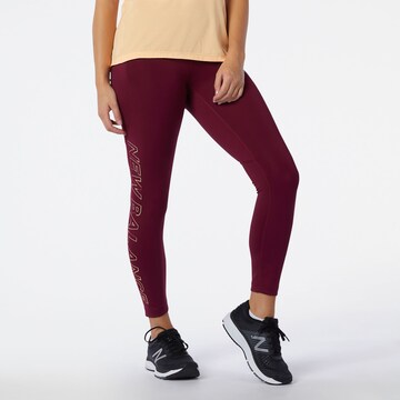 new balance Leggings in Red: front