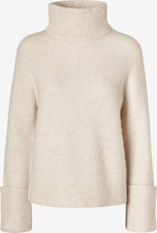 Pull-over 'SLFSia' SELECTED en beige : devant