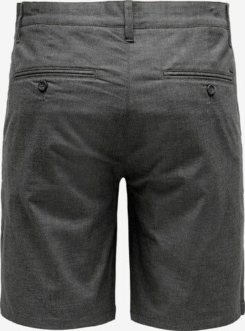 Only & Sons Normální Chino kalhoty 'Mark' – šedá