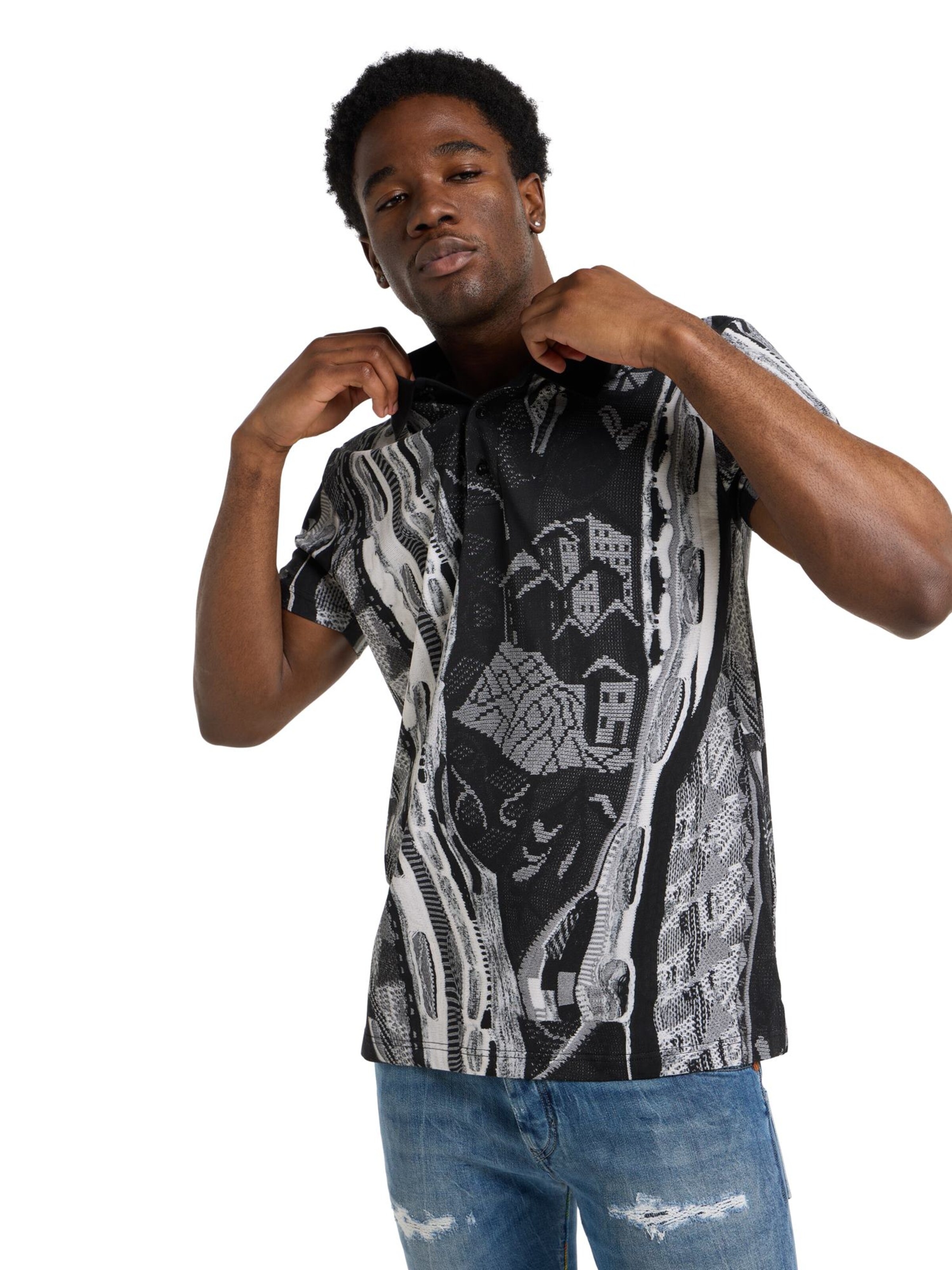 T-Shirt 'Eisath' Carlo Colucci en gris : devant