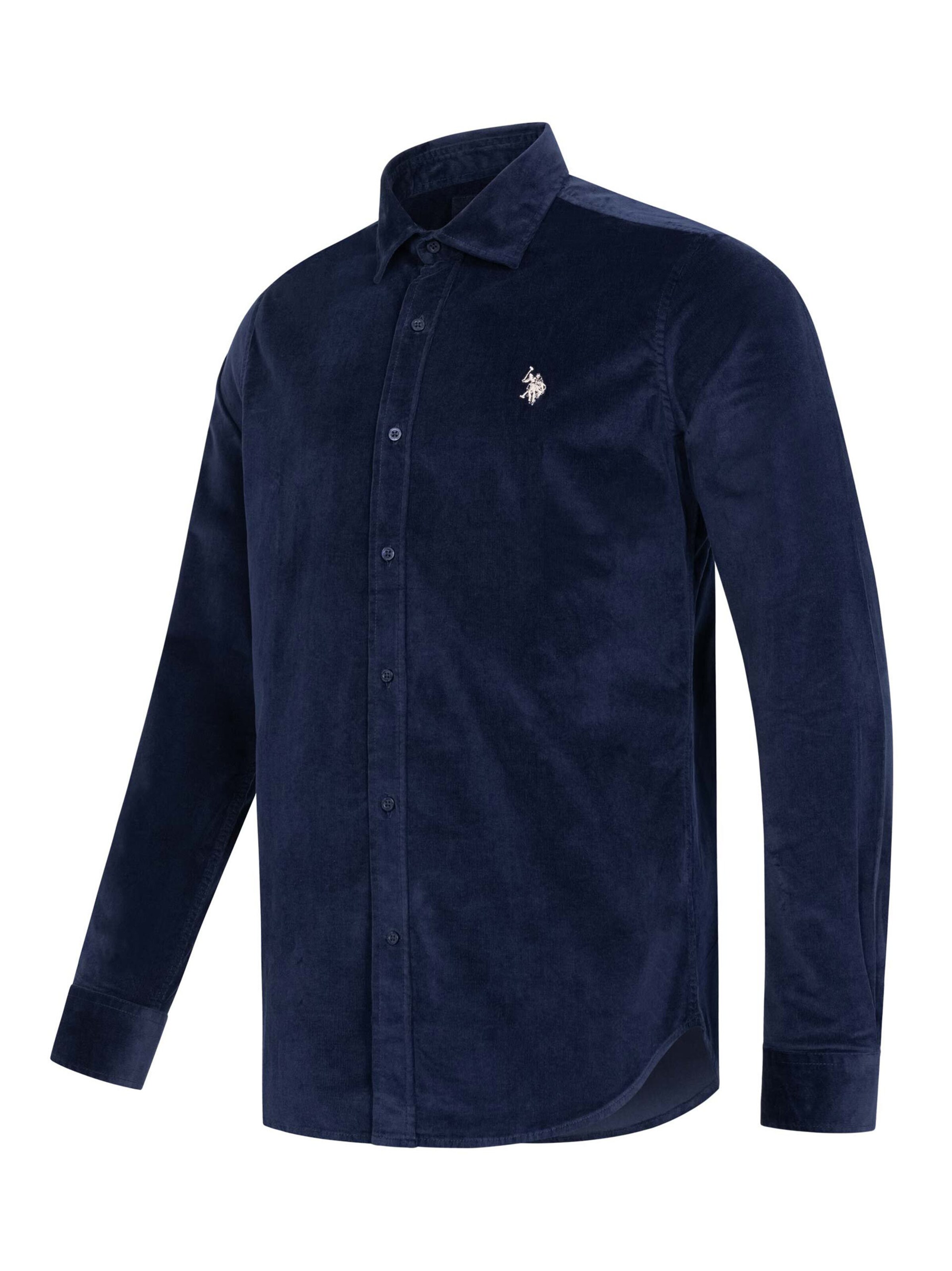 U.S. POLO ASSN. Regular Fit Hemd in Blau