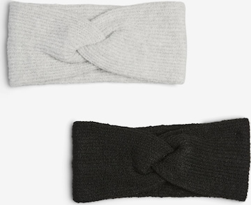 PIECES Otsanauha 'Benilla' värissä harmaa: etupuoli