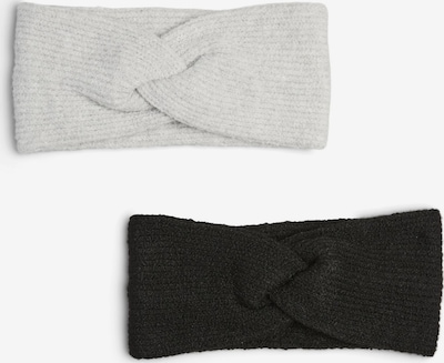 Galvos juosta 'Benilla' iš PIECES, spalva – pilka / juoda, Prekių apžvalga