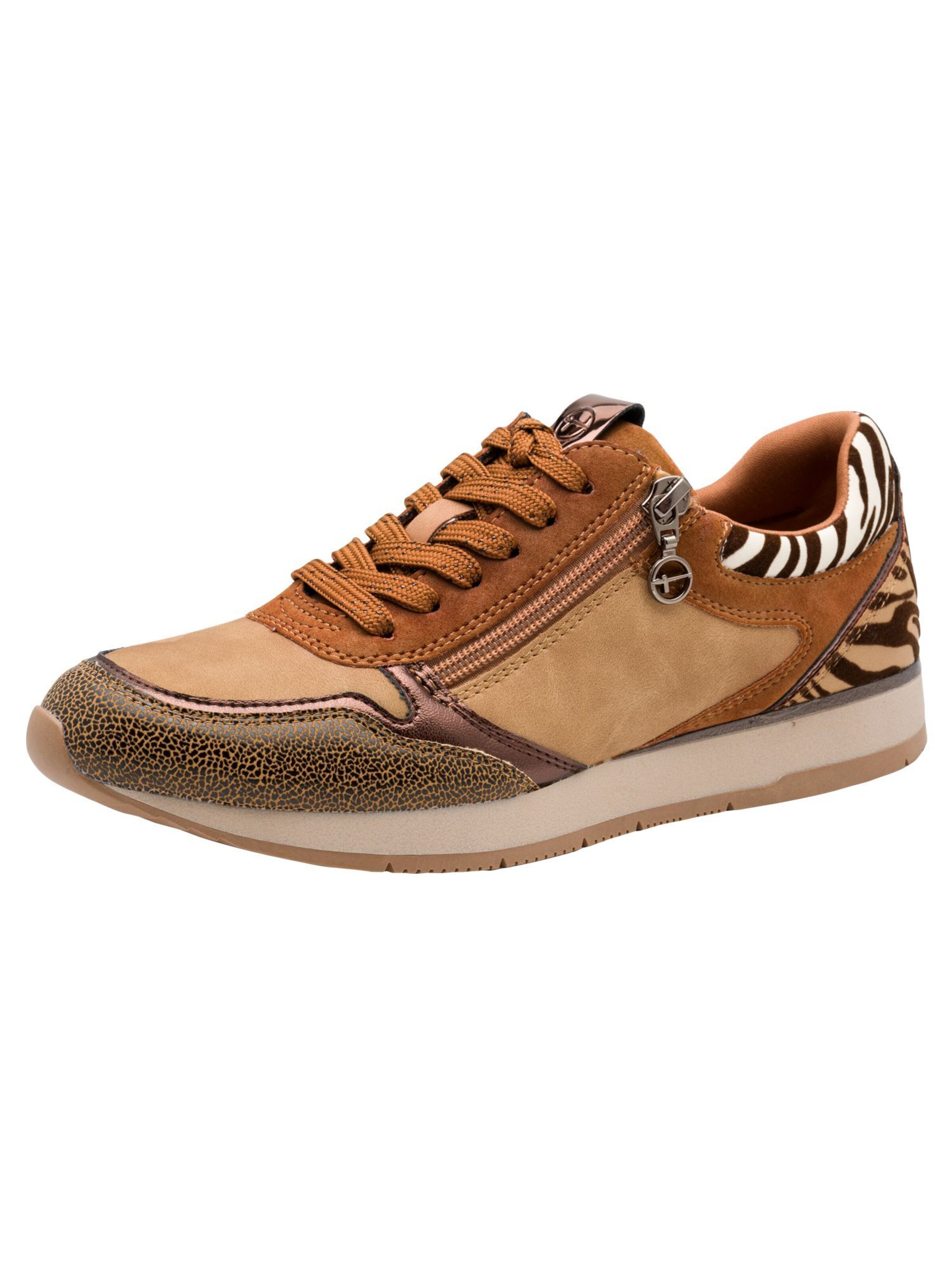 Tamaris Sneaker in Braun: Vorderseite