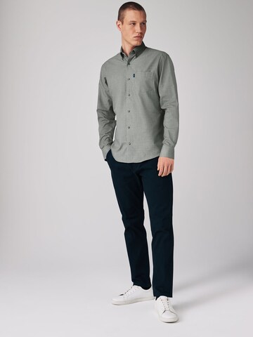 Next Regular fit Button Up Shirt in Grey