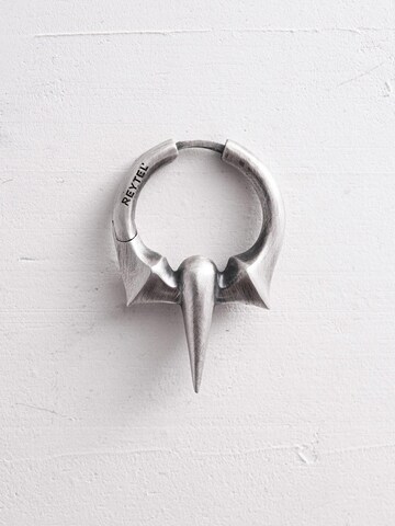 Boucles d'oreilles 'WANDERER' REYTEL en argent : devant
