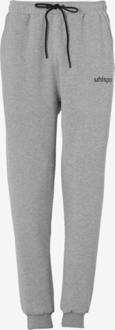 UHLSPORT Workout Pants in Grey: front