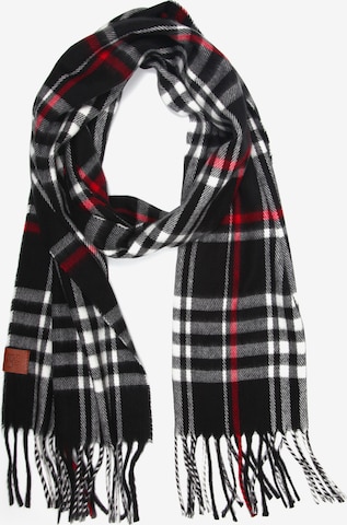 COLLEZIONE ALESSANDRO Scarf 'Venedig' in Black: front